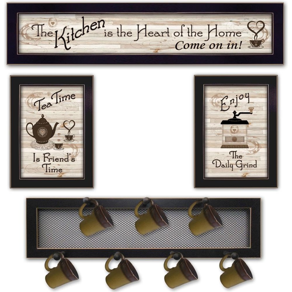 Trendy Decor 4U V433-MPH-712 Kitchen Collection Wall Art By Millwork Engineering - Farmhouse Food
