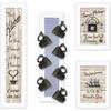 Trendy Decor 4U V436-MPV-712W Kitchen Collection Wall Art By Millwork Engineering - Farmhouse Positive Affirmations view 1