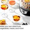 Chefman 5-Tray Food Dehydrator, 11.4-Inch Transparent Trays, Adjustable Temperature Control, Create Dried Snacks For The Family, Prepare Fruits, Jerky, Vegetables, Meats, & Herbs view 2