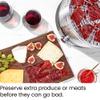 Chefman 5-Tray Food Dehydrator, 11.4-Inch Transparent Trays, Adjustable Temperature Control, Create Dried Snacks For The Family, Prepare Fruits, Jerky, Vegetables, Meats, & Herbs view 3