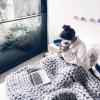 Chunky Knit Blanket,Warm and Comfortable Handwoven Throw Blankets,Giant Chenille Yarn Decorate Pet Bed Chair Cushion Carpet for Bedroom Home Decor view 2