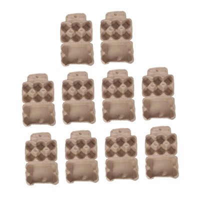 Cabilock 10pcs Cups Organizer Trays Paper Pulp Storage Containers for Kitchen Simple Design for Home Use