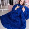 Chunky Knit Throw Blanket Inverse Growth Handmade Knitted Chenille Blankets Warm Soft Cozy Breathable for Sofa Couch Bed Home Decor Giant Yarn view 1