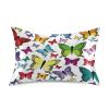 Blueangle Colorful Butterflies Satin Pillowcase for Hair and Skin Silk Pillowcase, Queen Size(20x30 inches) - Satin Pillow Covers with Envelope Closure view 1