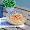 OBR KING Glass Salad Bowl Set of 3 Phnom Penh Mixing Bowls Irregular Shape Serving Containers for Kitchen Prep Fruit Pasta Popcorn and Snack view 4