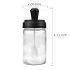 3PCS Glass Seasoning Jar, Transparent Empty Spice Container, Used for Oil, Salt, Sugar, Honey, Spice Seasoning Device view 2