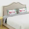 Blueangle Tropical Palm Tree Flamingo Satin Pillowcase for Hair and Skin Silk Pillowcase, Queen Size(20x30 inches) - Satin Pillow Covers with Envelope Closure view 3