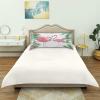 Blueangle Tropical Palm Tree Flamingo Satin Pillowcase for Hair and Skin Silk Pillowcase, Queen Size(20x30 inches) - Satin Pillow Covers with Envelope Closure view 4