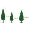 Cabilock 15pcs Mini Pine Tree Model for DIY Landscape Decoration Xmas view 2