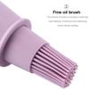 Silicone Oil Bottle Brush, 3 Pack BBQ/Pastry Basting Brushes,Barbecue Kitchen Utensil With scale and lid view 3