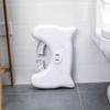 Squatting stool non-slip bathroom stool toilet stool toilet stool white bathroom stool view 2