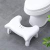 Squatting stool non-slip bathroom stool toilet stool toilet stool white bathroom stool view 4