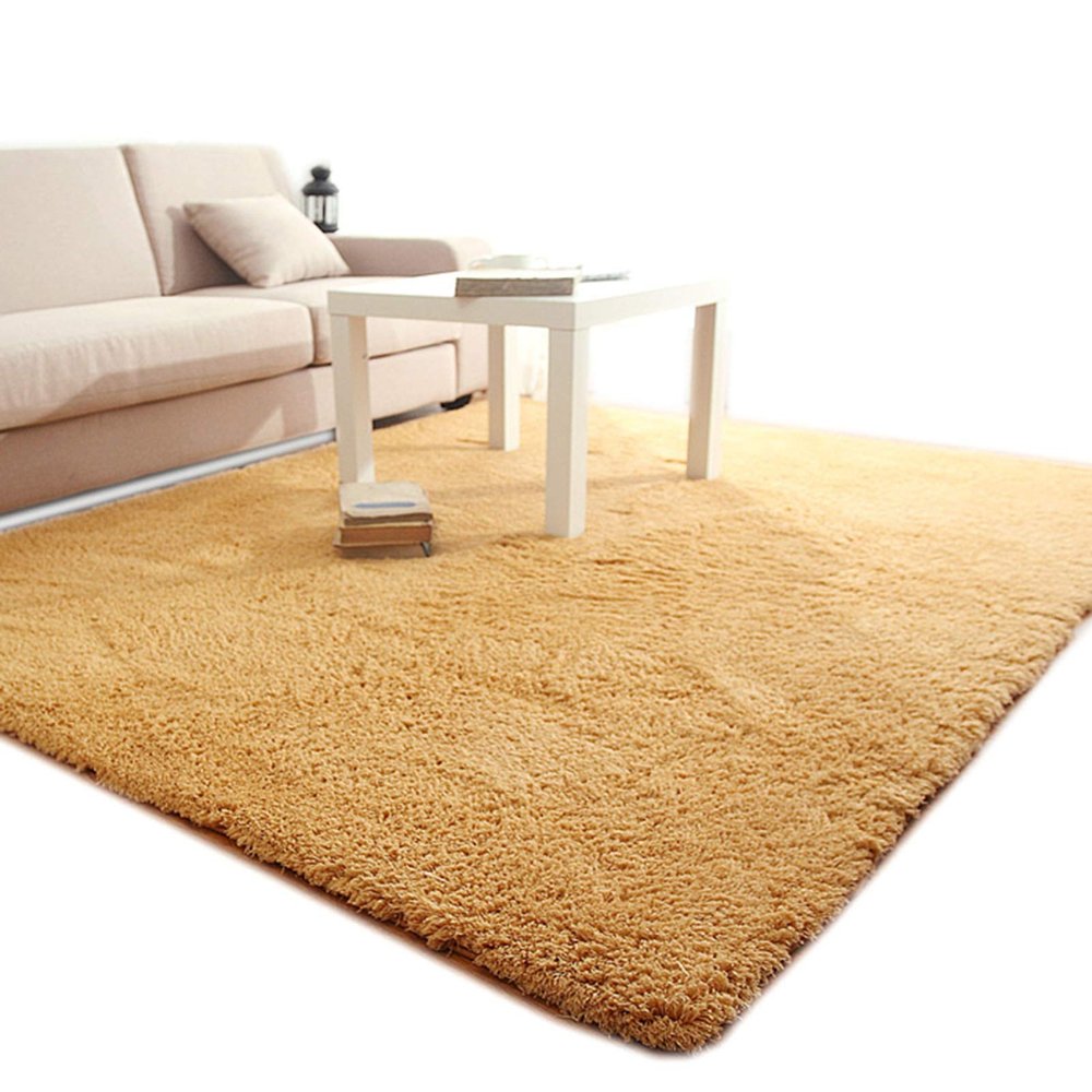 QIAOH Fluffy Rug Carpets 3x4.8ft, Soft Shaggy Area Rug Indoor Floor Rugs for Kids Room Fuzzy Carpet Comfy Cute Nursery Rug Bedside Rug Suitable As Bedroom Nursery Rug for Girls and Kids Home Decor