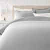 1 Pcs Light-Weight Cotton Comforter Bedding Set with Pillow Sham Goose Down-Alternative 500 GSM Premium Quality Comforter Set Oversized Queen, Stone view 1