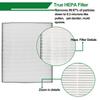 Replacement Post and Carbon Pre Filter compatible for Bissell Air400 Air Cleaner Purifier, 1 Pack 2521 Post Filter, 1 Pack 2520 Carbon and 1 Pre Filter, Compared to Part # 2521 and 2520 view 3