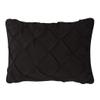 1 Pcs Pinch Pleat Comforter Set with Pillow Sham Light Weight Goose Down-Alternative Ultra-soft Cotton shell 500 GSM Comforter All Seasons Pintuck Style Comforter set King/Cal King, Pinch Black view 3