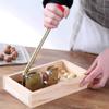 Nutcracker walnuts, nutcracker wood, nutcracker, nutcracker walnuts opener, manual high-performance nutcracker with wooden base, for hazelnuts, brazil nuts, almonds, pecans-B view 2