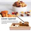 Nutcracker walnuts, nutcracker wood, nutcracker, nutcracker walnuts opener, manual high-performance nutcracker with wooden base, for hazelnuts, brazil nuts, almonds, pecans-B view 4