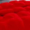 100% Cotton Pinch Pleated Comforter with 2 Pillow,500 GSM Pinch Pleat Baffle Box Design Comforter(Oversized King- Red) view 3
