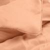 1 Pcs Pinch Pleat Comforter Set with Pillow Sham Light Weight Goose Down-Alternative Ultra-soft Cotton shell 500 GSM Comforter All Seasons Pintuck Style Comforter set King/Cal King, Pinch Peach view 4