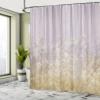 Ambesonne Floral Shower Curtain, Surreal Winter Plants Ivy on Soft Toned Planks Double Exposure Image Print, Cloth Fabric Bathroom Decor Set with Hooks, 69" W x 75" L, Pale Earth view 4