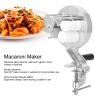 BHDD Macaroni Noodle Pasta Press Machine, Manual Pasta Makers Stainless Steel Spaghetti Maker Noodle Maker Noodle Press Hand Crank Noodle Machine, Lightweight, for Kitchen DIY Making Macaroni view 2