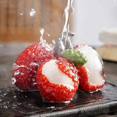 Resin Color Changing Litchi Tea Pet Accessories Household Office Fruits Decoration