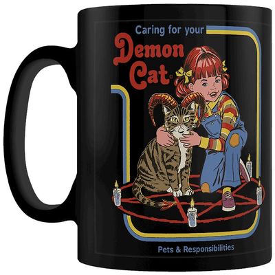 Pyramid Steven Rhodes: Demon Cat Black Pod Mug (Tazza) Merchandising Ufficiale