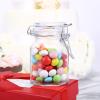 12 Pack 4 Oz Clear Hexagon Design Glass Jars view 2