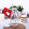 12 Pack 11 Oz Clear Glass Favor Milk Bottles With Lids view 1