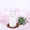 12 Pack 11 Oz Clear Glass Favor Milk Bottles With Lids view 2