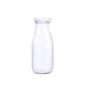 12 Pack 11 Oz Clear Glass Favor Milk Bottles With Lids view 3