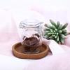 12 Pack 4 Oz Clear Small Glass Jars With Clear Flip Lids and Metal Bails view 3
