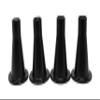 JSP Manufacturing Black Plastic 3-5/8 Bed Frame Feet/Glide Leg | Tall Cone Shaped Replacement Legs (4) view 2