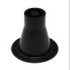 JSP Manufacturing Black Plastic 3-5/8 Bed Frame Feet/Glide Leg | Tall Cone Shaped Replacement Legs (4) view 3