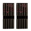 [100 PAIRS] Premium Clear Flower Reusable Stainless Steel Chopsticks - Metal Stainless Steel Chopsticks Set - Great for Dinner, Kitchen, Ramen, Dishwasher Safe by EcoQuality (8.8 inches) view 1