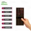 [100 PAIRS] Premium Clear Flower Reusable Stainless Steel Chopsticks - Metal Stainless Steel Chopsticks Set - Great for Dinner, Kitchen, Ramen, Dishwasher Safe by EcoQuality (8.8 inches) view 2