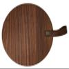A&E Millwork LTD Large Oval Mahogany Edge Grain Luxury Cutting Board view 3
