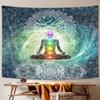 DYNH Meditation Large Tapestry, Yoga Decor Tapestry Wall Hanging for Bedroom, Lotus Tapestries Poster Beach Blanket College Dorm Home (90W X 70H) view 2