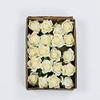 24 Roses | 2" Artificial Foam Rose with Stem and Leaves - 16 Colors (Cream) view 2