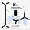 Bed Sheet Clips, 6 pcs Black Fitted Sheet Holder Straps, Upgraded Triangle Bed Sheet Fasteners for Corners, Elastic Adjustable Bed Sheet Straps for Full, Queen, King Twin Bed view 4