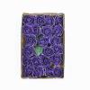 24 Roses | 2" Artificial Foam Rose with Stem and Leaves - 16 Colors (Purple) view 4