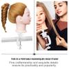 ULTECHNOVO 2pcs Headform Holder Wig Stand Cosmetology Manikin Stand Models Wigs Microphone Mount Wig Mannequin Head Rack Mannequin Stand Mannequin Head Bracket Cosmetic Head Clip view 3