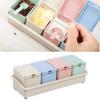 Kitchen Seasoning Jar Set Spice Storage Organizer Box,Condiment Storage Container with Tray for Pepper Spice Salt Boxes view 4