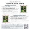 Linen Avenue Custom Cordless Cassette 1% Solar Roller Shade, 38 W x 66 H Shadow (Arrives 1/4" Narrower) view 2
