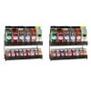 AMT SUPPLY LLC Cabinet Door Shelf Storage, Kitchen seasoning Hanging Display for Spice Jars, Sauces, Herbs, Cosmetic Beauty Bottles (2 Tier Style 9V, Brown), 2 Tier Style 9V (Brown) view 4
