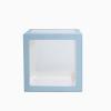 2 Ct Transparent DIY Balloon Boxes, Baby Shower Party Decoration Boxes (White) view 1