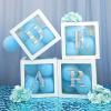 2 Ct Transparent DIY Balloon Boxes, Baby Shower Party Decoration Boxes (White) view 3