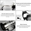 350 ml / 600 ml French press coffee maker, coffee maker, french press stainless steel, coffee maker Press jug for coffee or tea-600ml view 3