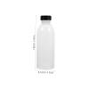 Cabilock Plastic Juice Bottles with Lids 6pcs 500ml PET Xmas view 2